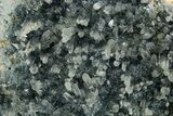 Blueish-Grey Foitite and Quartz & Fluorite on Feldspar - Namibia #363768-1
